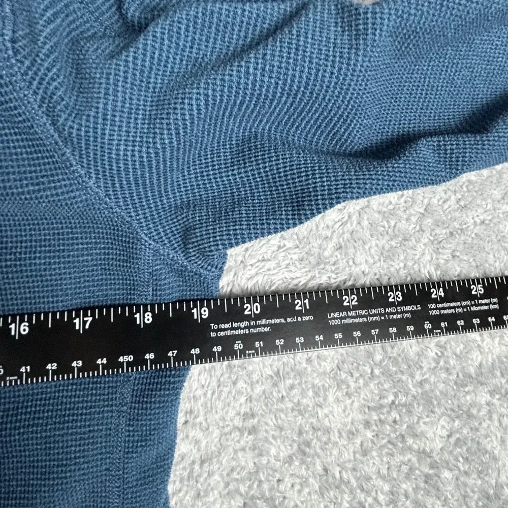 Patagonia Men's Oakes Quarter Zip Fleece‎ Pullover Blue Size Small